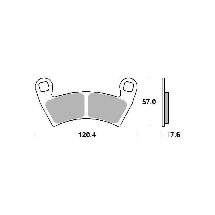 SBS klocki hamulcowe KH452 off-road sinter