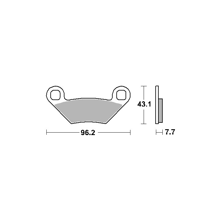 SBS klocki hamulcowe KH475 off-road sinter