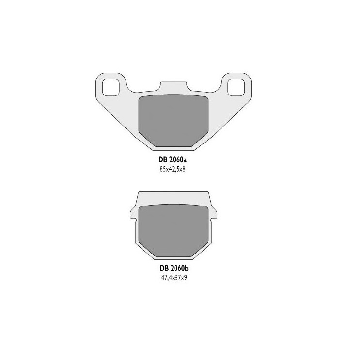 DELTA BRAKING klocki hamulcowe KH83 - zastępują DB2060MX-D i DB2060QD-D