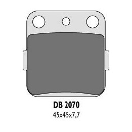 DELTA BRAKING klocki hamulcowe KH84 - zastępują DB2070MX-D oraz DB2070QD-D
