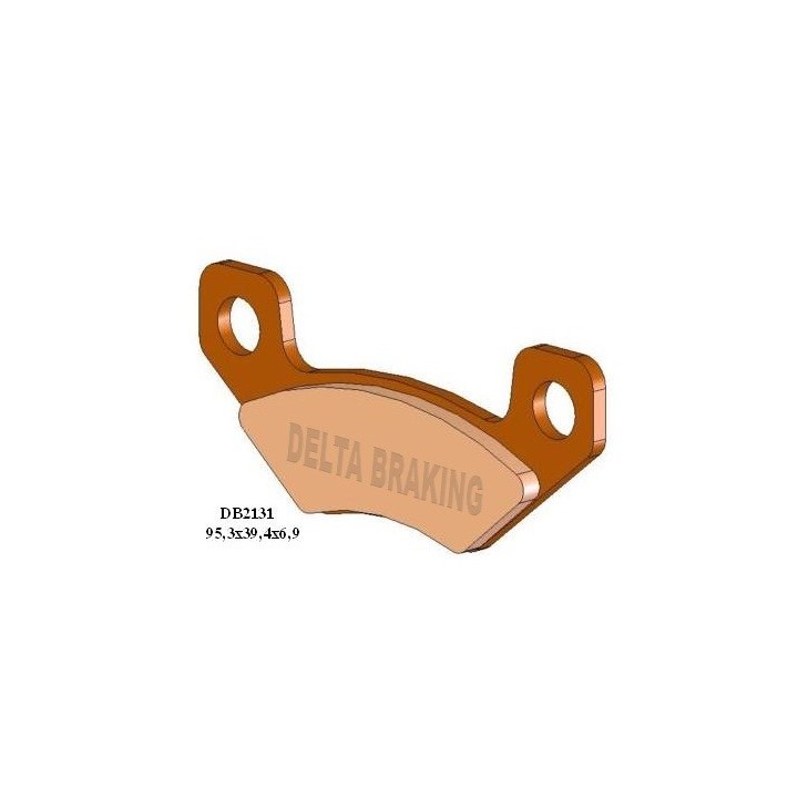 DELTA BRAKING klocki hamulcowe KH398 can-am ds 450 '08-'14 tył - zastępują DB2131MX-D oraz DB2131QD-D