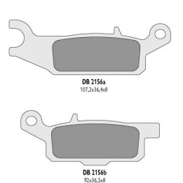 DELTA BRAKING klocki hamulcowe KH444 yamaha yfm 550 grizzly '11-14, yfm 700 grizzly '07-18 prawy przód - zastępują DB2156MX-D o…