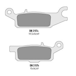 DELTA BRAKING klocki hamulcowe KH445 yamaha yfm 550 grizzly '11-14, yfm 700 grizzly '07-18 lewy tył - zastępują DB2157MX-D oraz…