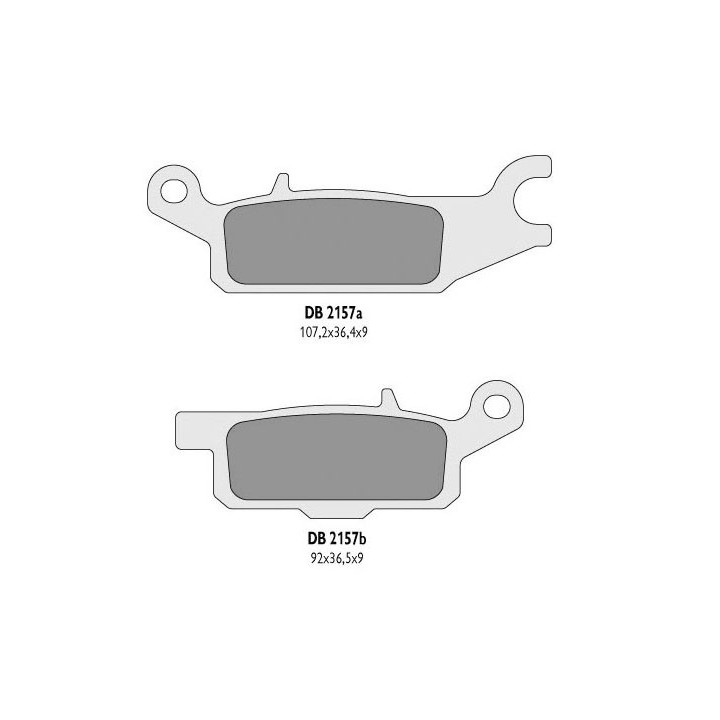 DELTA BRAKING klocki hamulcowe KH445 yamaha yfm 550 grizzly '11-14, yfm 700 grizzly '07-18 lewy tył - zastępują DB2157MX-D oraz…