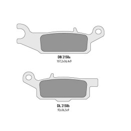 DELTA BRAKING klocki hamulcowe KH446 yamaha yfm 550 grizzly '11-14, yfm 700 grizzly '07-18 prawy tył - zastępują DB2158MX-D ora…