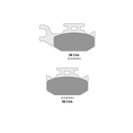 DELTA BRAKING klocki hamulcowe KH414 suzuki ATV (prawy przód), polaris rzr 200 '21-'22 tył - zastępują DB2367OR-D