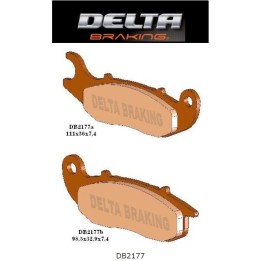DELTA BRAKING klocki hamulcowe KH465 honda crf 230/250L, ajp PR7 przód - zastępują DB2177MX-D oraz DB2177QD-D