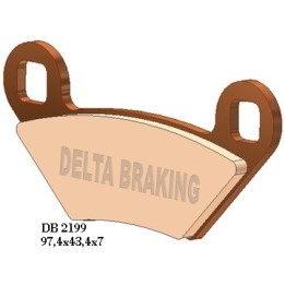 DELTA BRAKING klocki hamulcowe KH475 polaris - zastępują DB2199MX-D oraz DB2199QD-D
