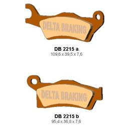 DELTA BRAKING klocki hamulcowe KH617 can-am outlander 800/1000 '12, renegade 1000 '12 prawy przód, tył - zastępują DB2215MX-D o…