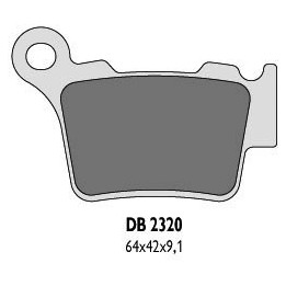 DELTA BRAKING klocki hamulcowe KH368 tył brembo (ktm) - zastępują DB2320MX-D oraz DB2320QD-D