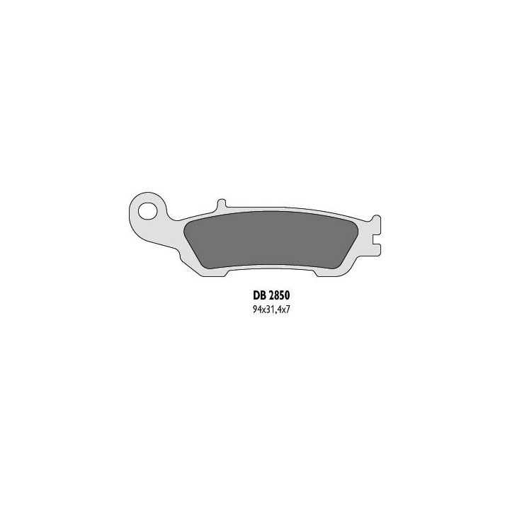 DELTA BRAKING klocki hamulcowe KH450 przód yamaha yz/yzf 08-16 - zastępują DB2850MX-D oraz DB2850QD-D