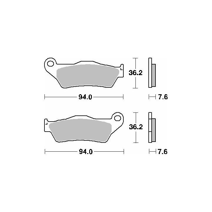SBS klocki hamulcowe KH181 ceramic