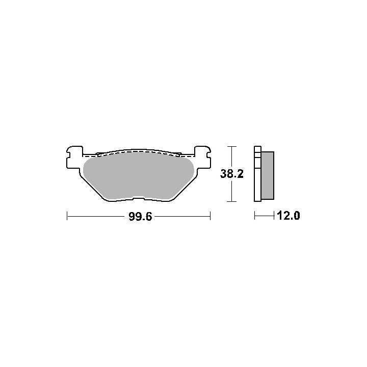 SBS klocki hamulcowe KH319 street standart ceramic