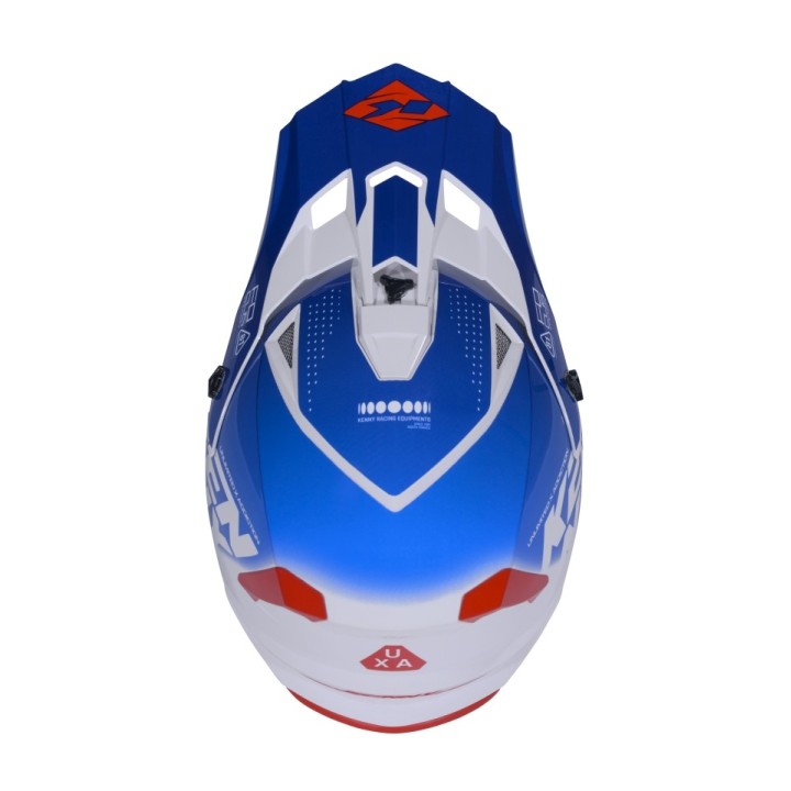 KENNY RACING KASK CROSS/ENDURO TRACK KID/JUNIOR/DZIECIĘCY GRAPHIC FOCUS PATRIOT - 52 CM )
