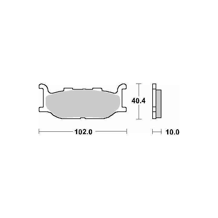 SBS klocki hamulcowe KH179 street standart ceramic