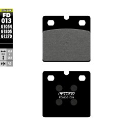 GALFER klocki hamulcowe KH018 półmetaliczne bmw