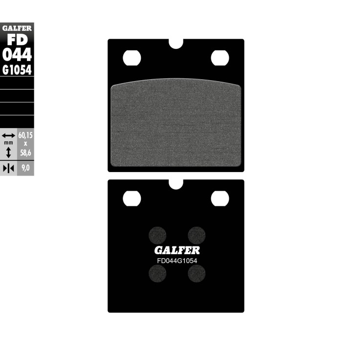 GALFER klocki hamulcowe KH077 półmetaliczne