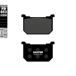 GALFER klocki hamulcowe KH068 półmetaliczne