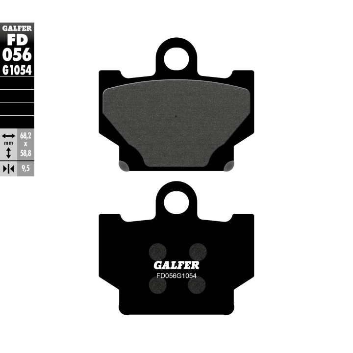 GALFER klocki hamulcowe KH081 półmetaliczne
