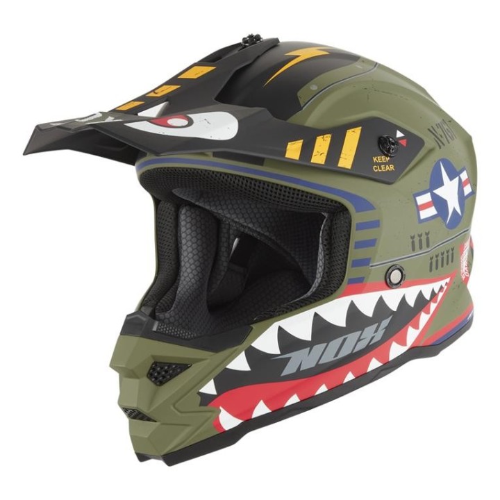 NOX KASK CROSS / OFFROAD N761 FIGHTER KID / JUNIOR (DZIECIĘCY)