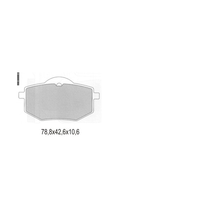 GALFER klocki hamulcowe KH136 półmetaliczne (oferta specjalna)
