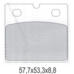 GALFER klocki hamulcowe KH171 półmetaliczne (oferta specjalna)