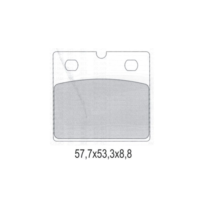 GALFER klocki hamulcowe KH171 półmetaliczne (oferta specjalna)