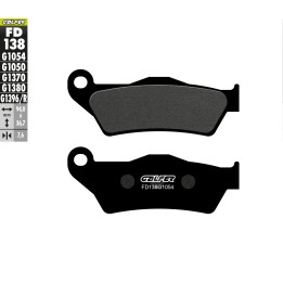 GALFER klocki hamulcowe KH181 półmetaliczne (brembo)