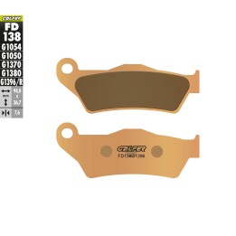 GALFER klocki hamulcowe KH181 spiek metaliczny (złote) off road ktm sx/exc '92-'20 (brembo)