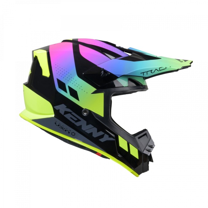 KENNY RACING KASK CROSS/ENDURO MODEL TRACK GRAPHIC NEON - 64 CM )