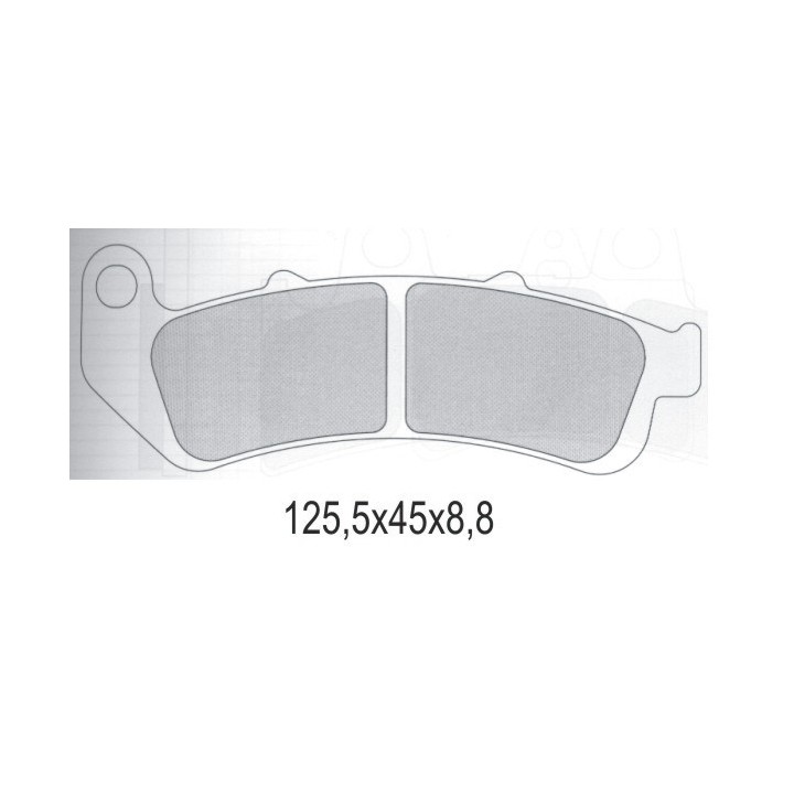 GALFER klocki hamulcowe KH189 półmetaliczne (oferta specjalna)