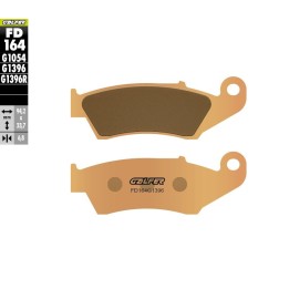 GALFER klocki hamulcowe KH185 spiek metaliczny (złote) off road