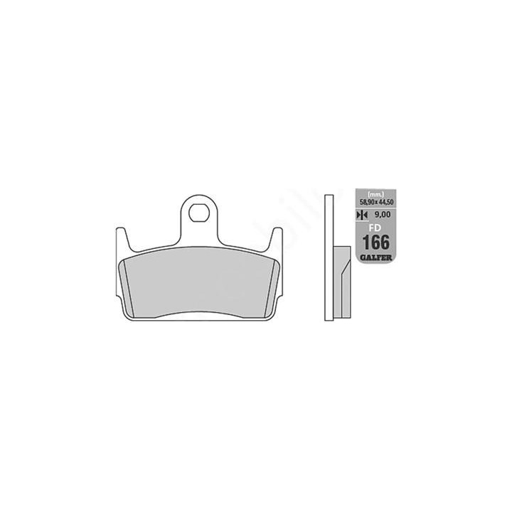 GALFER klocki hamulcowe KH234 półmetaliczne (oferta specjalna)