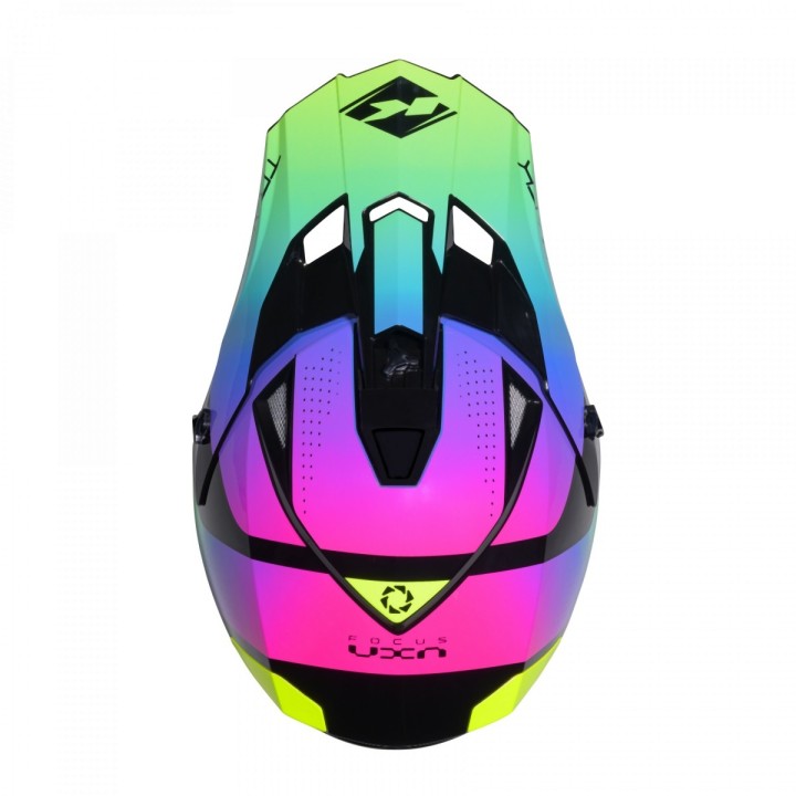 KENNY RACING KASK CROSS/ENDURO MODEL TRACK GRAPHIC NEON - 64 CM )