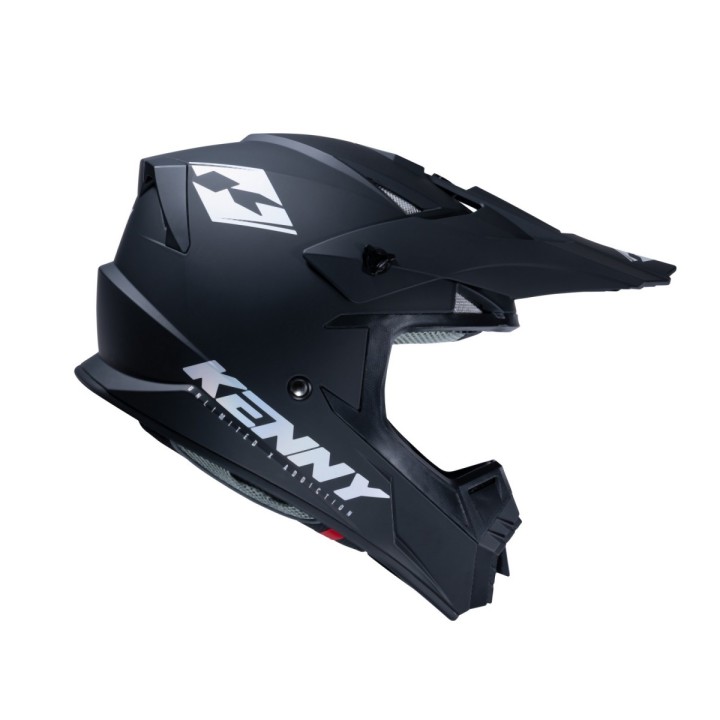 KENNY RACING KASK CROSS/ENDURO MODEL TRACK SOLID MATT BLACK HOLOGRAPHIC - 64 CM )