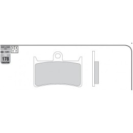 GALFER klocki hamulcowe KH252 / KH380 półmetaliczne (oferta specjalna)