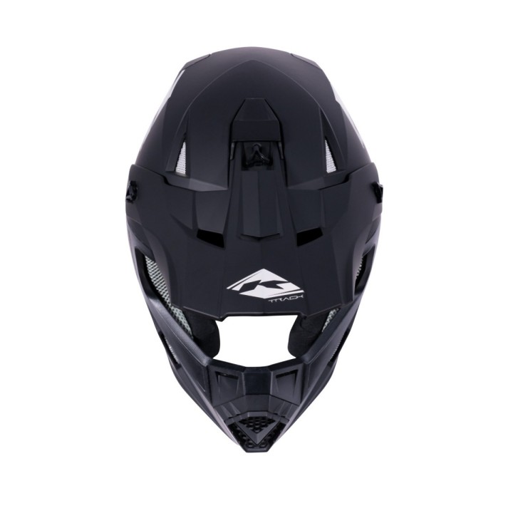 KENNY RACING KASK CROSS/ENDURO MODEL TRACK SOLID MATT BLACK HOLOGRAPHIC - 64 CM )