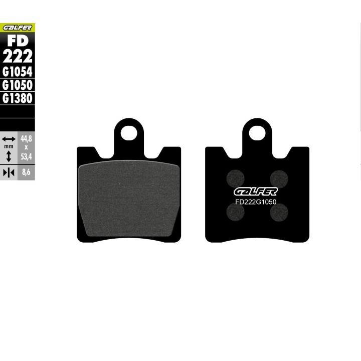 GALFER klocki hamulcowe KH283 półmetaliczne suzuki an 250/400