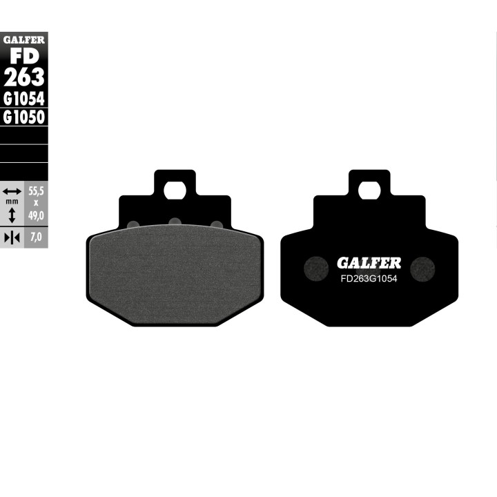 GALFER klocki hamulcowe KH321 półmetaliczne