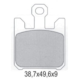 GALFER klocki hamulcowe KH369/4 półmetaliczne (oferta specjalna)