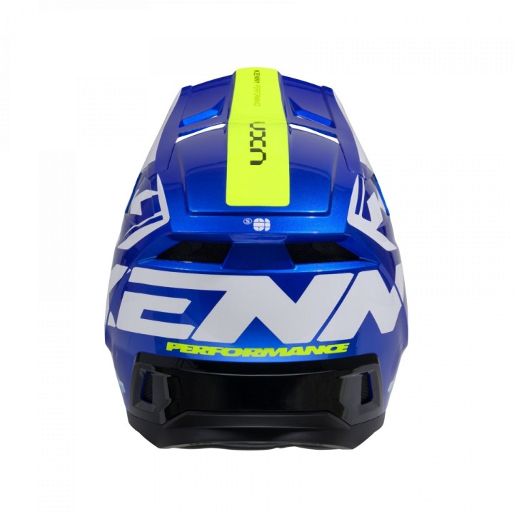 KENNY RACING KASK CROSS/ENDURO MODEL PERFORMANCE ERT GRAPHIC CANDY BLUE - 60 CM )