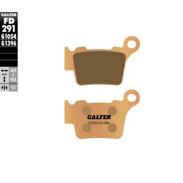 GALFER klocki hamulcowe KH368 spiek metaliczny (złote) off road