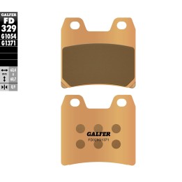 GALFER klocki hamulcowe KH348 spiek metaliczny (złote) street