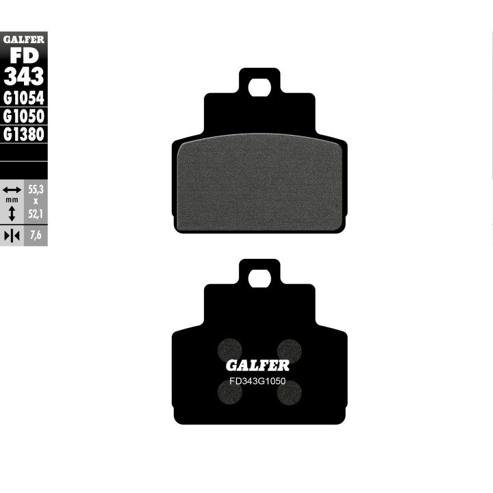 GALFER klocki hamulcowe KH425 półmetaliczne