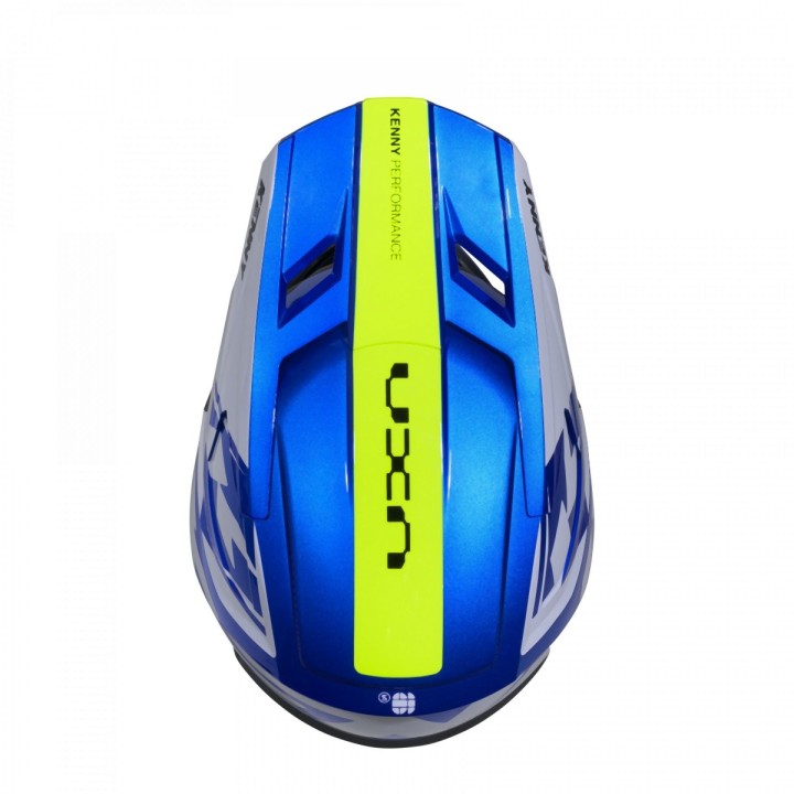 KENNY RACING KASK CROSS/ENDURO MODEL PERFORMANCE ERT GRAPHIC CANDY BLUE - 64 CM )