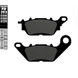 GALFER klocki hamulcowe KH464 półmetaliczne yamaha n-max 125 / 150