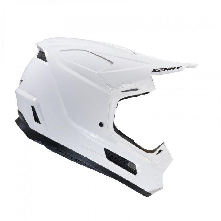 KENNY RACING KASK CROSS/ENDURO MODEL PERFORMANCE ERT SOLID WHITE - 54 CM )
