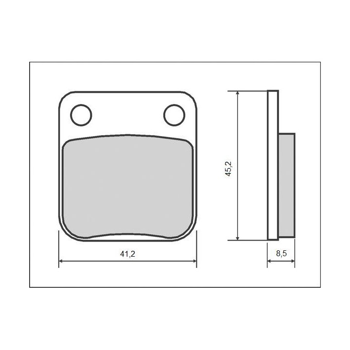 BRENTA klocki hamulcowe KH054 / KH257 (organic)