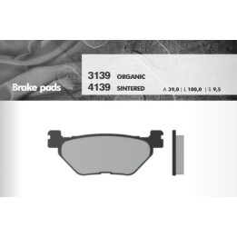 BRENTA klocki hamulcowe KH319/2 yamaha tdm/fjr/xt/xv/xvs tył (ft 3139)