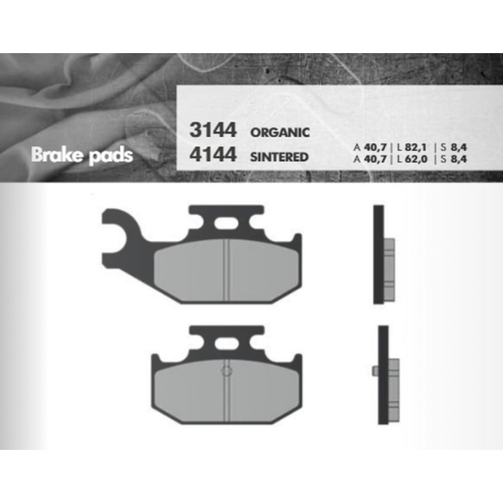 BRENTA klocki hamulcowe KH428 (YFM700 raptor 06-13 tył) (ft 3144)